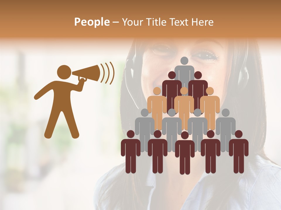 Communication Center Employee PowerPoint Template