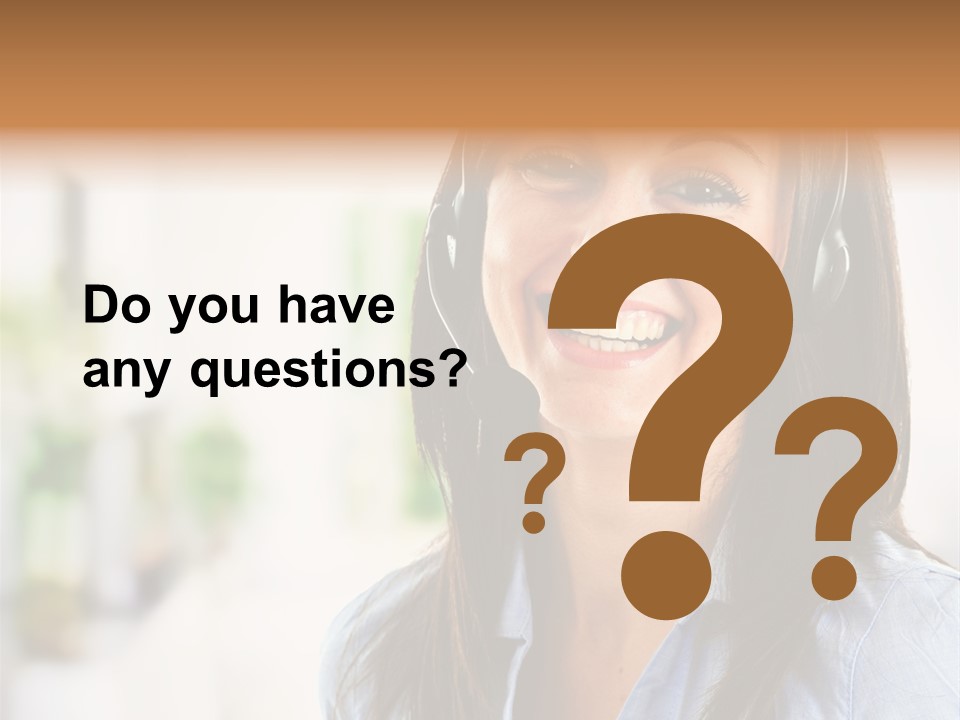 Communication Center Employee PowerPoint Template