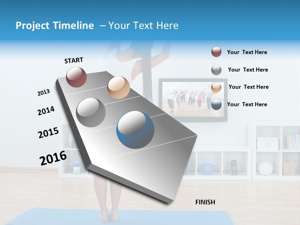Program Active Online PowerPoint Template
