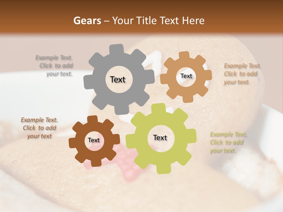 Spa Biscuit Cute PowerPoint Template