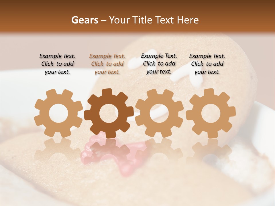 Spa Biscuit Cute PowerPoint Template