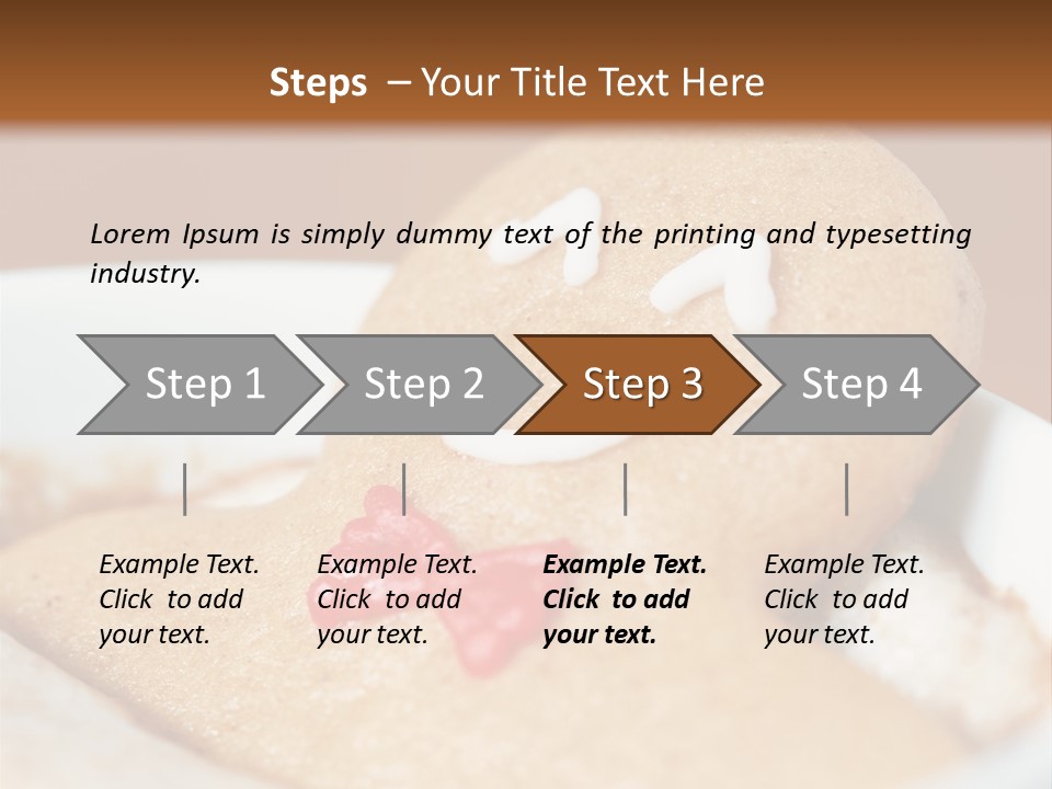 Spa Biscuit Cute PowerPoint Template