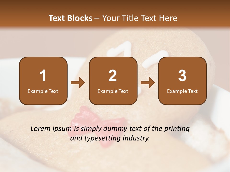 Spa Biscuit Cute PowerPoint Template