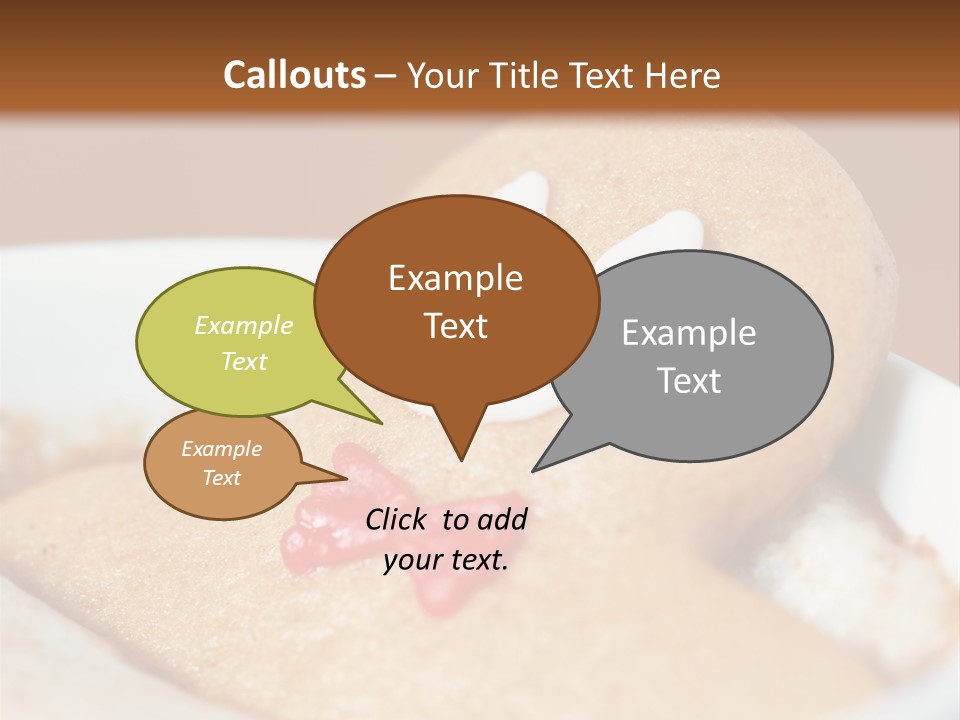 Spa Biscuit Cute PowerPoint Template