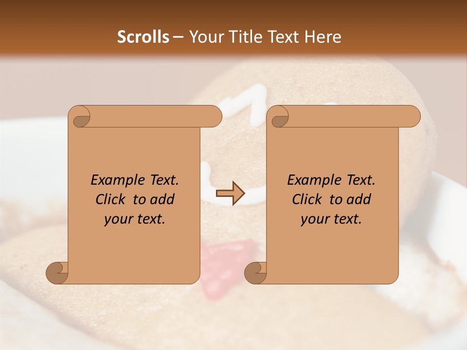 Spa Biscuit Cute PowerPoint Template