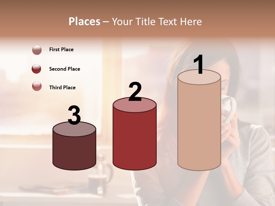 Beautiful Isolated Tea PowerPoint Template