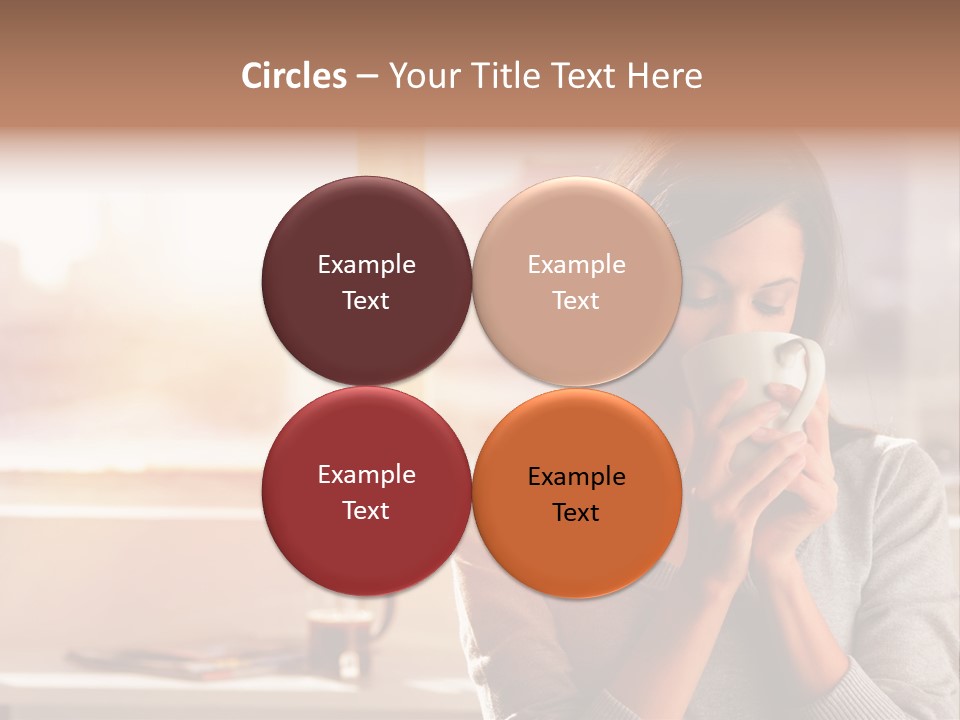 Beautiful Isolated Tea PowerPoint Template