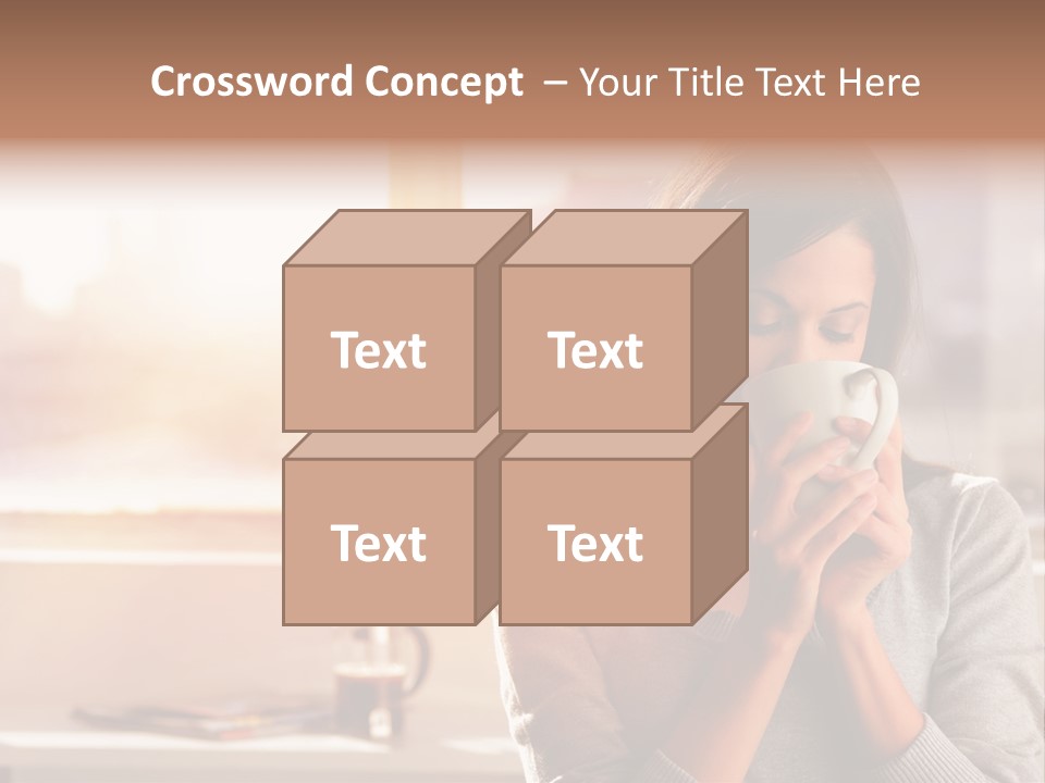 Beautiful Isolated Tea PowerPoint Template