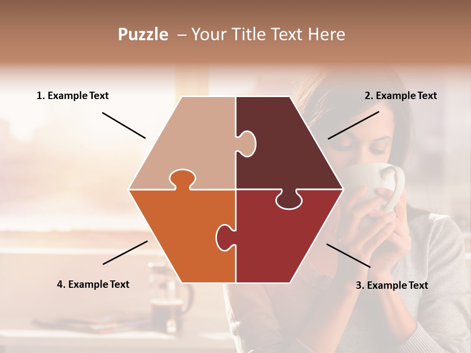 Beautiful Isolated Tea PowerPoint Template