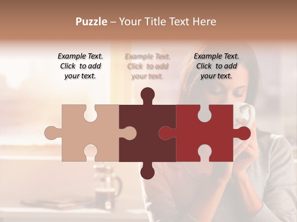 Beautiful Isolated Tea PowerPoint Template