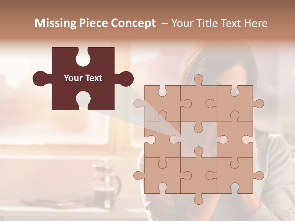 Beautiful Isolated Tea PowerPoint Template