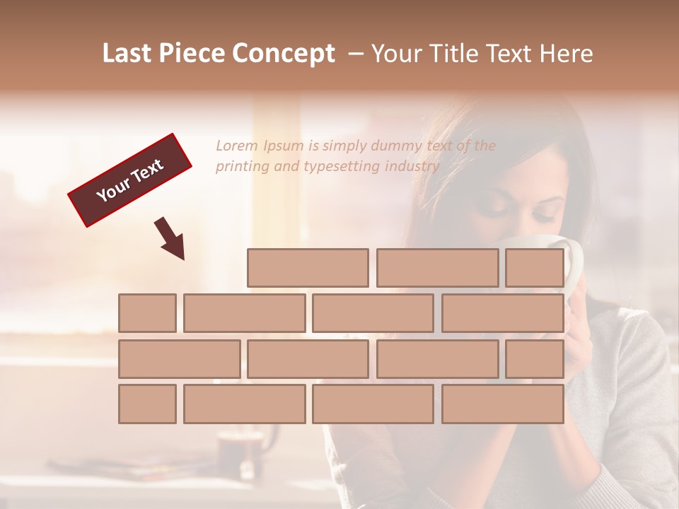 Beautiful Isolated Tea PowerPoint Template