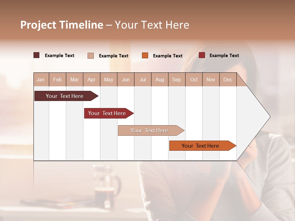 Beautiful Isolated Tea PowerPoint Template