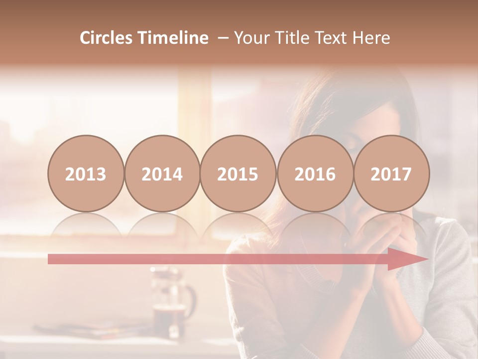 Beautiful Isolated Tea PowerPoint Template
