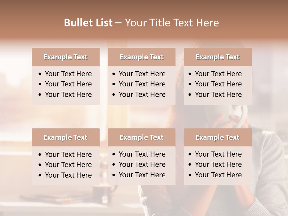 Beautiful Isolated Tea PowerPoint Template