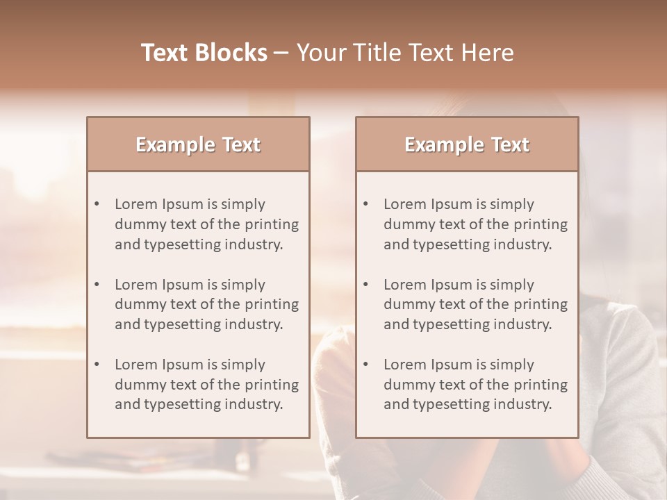 Beautiful Isolated Tea PowerPoint Template