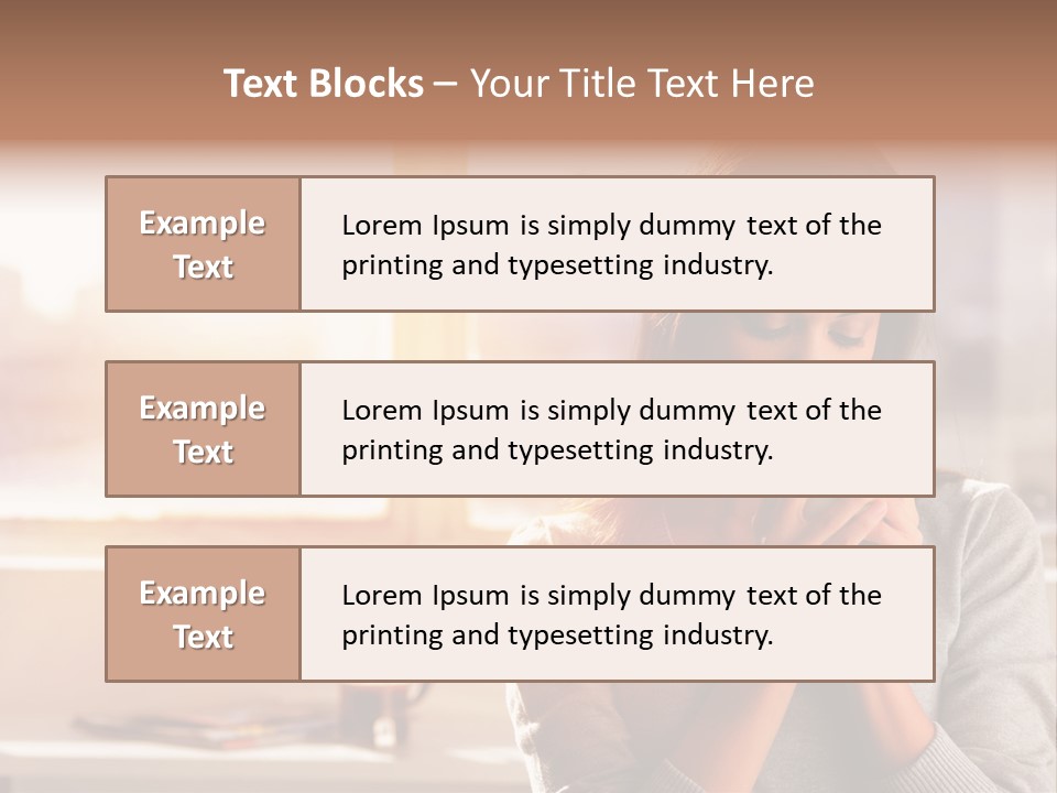Beautiful Isolated Tea PowerPoint Template