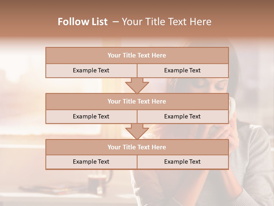 Beautiful Isolated Tea PowerPoint Template