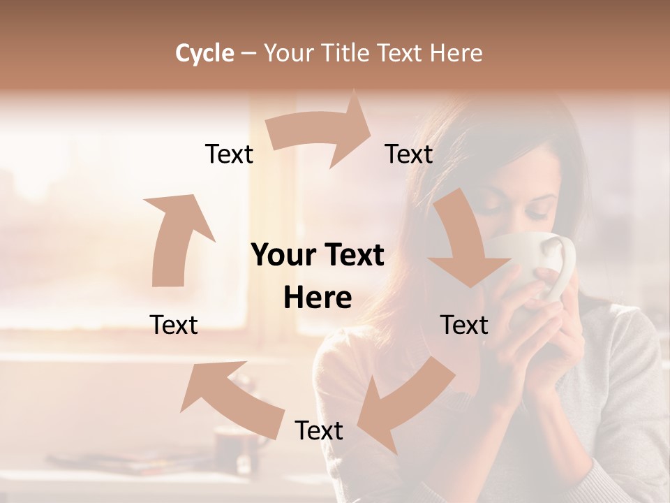 Beautiful Isolated Tea PowerPoint Template