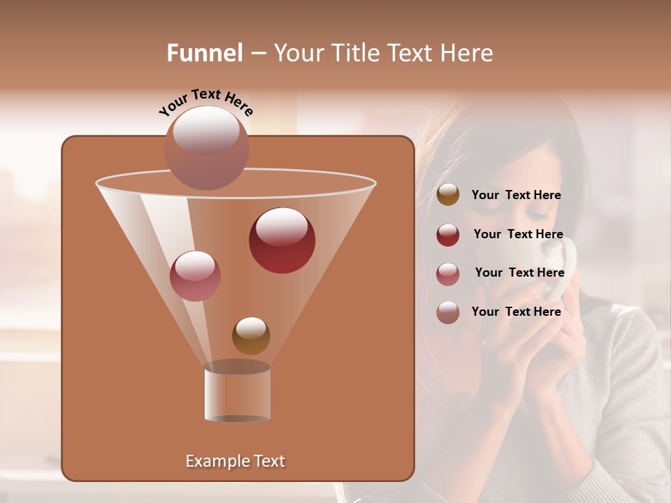 Beautiful Isolated Tea PowerPoint Template