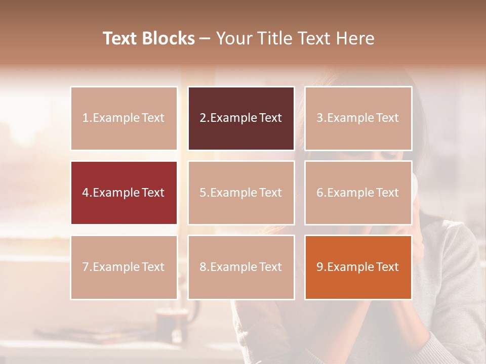 Beautiful Isolated Tea PowerPoint Template