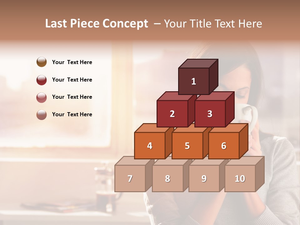 Beautiful Isolated Tea PowerPoint Template