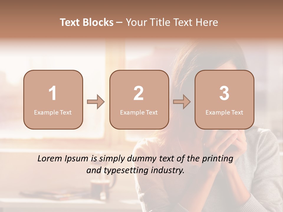 Beautiful Isolated Tea PowerPoint Template