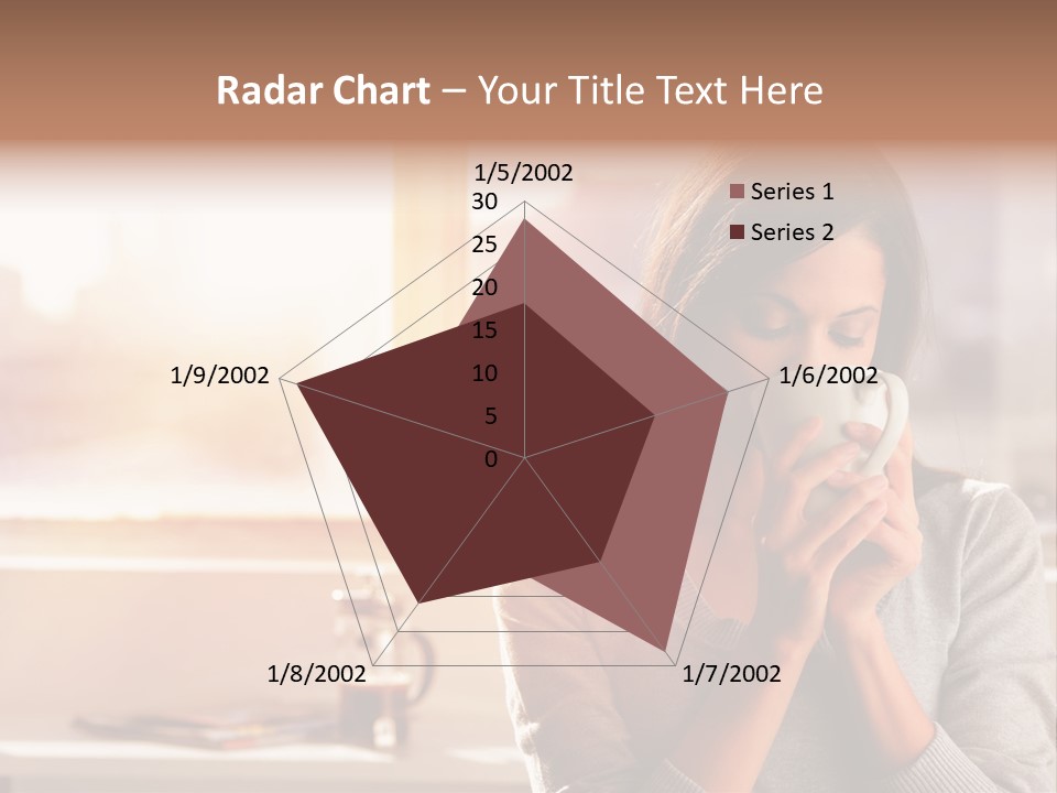 Beautiful Isolated Tea PowerPoint Template
