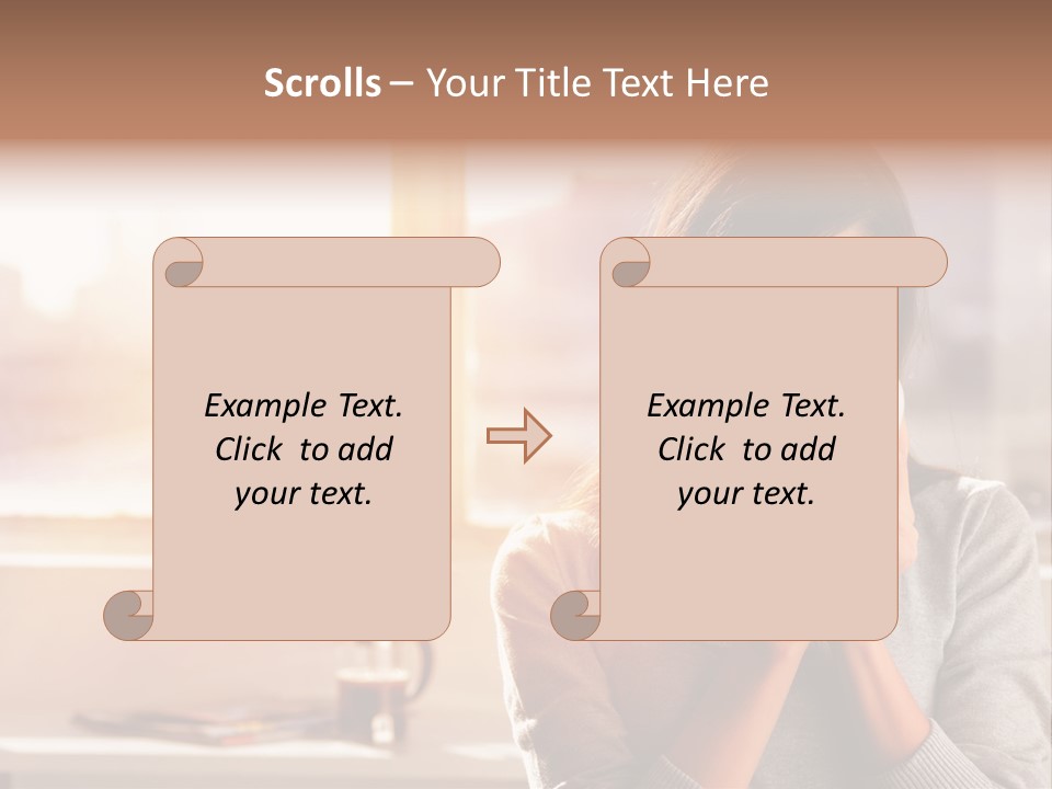 Beautiful Isolated Tea PowerPoint Template