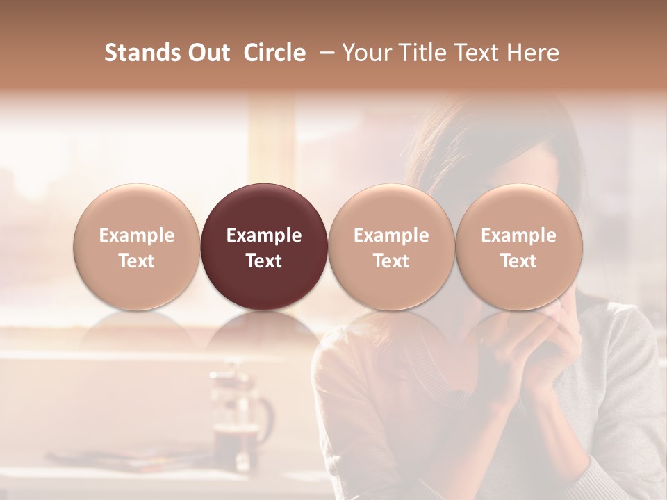 Beautiful Isolated Tea PowerPoint Template