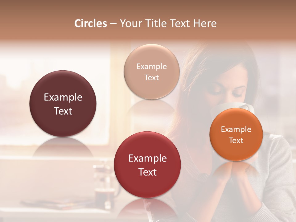 Beautiful Isolated Tea PowerPoint Template