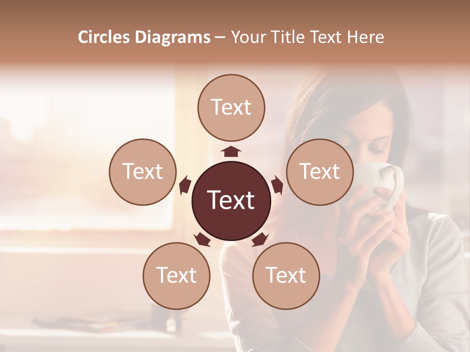 Beautiful Isolated Tea PowerPoint Template