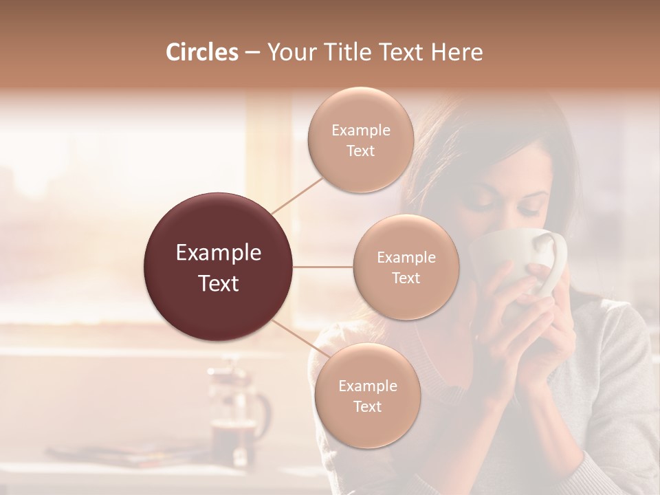 Beautiful Isolated Tea PowerPoint Template