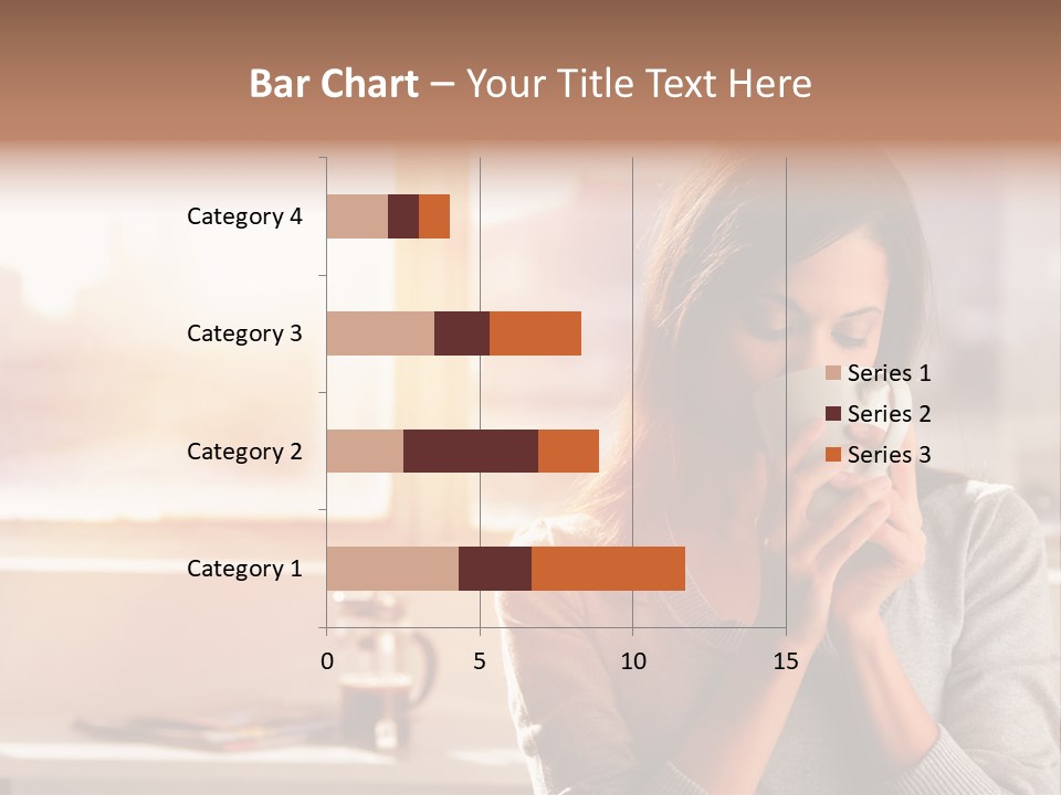 Beautiful Isolated Tea PowerPoint Template