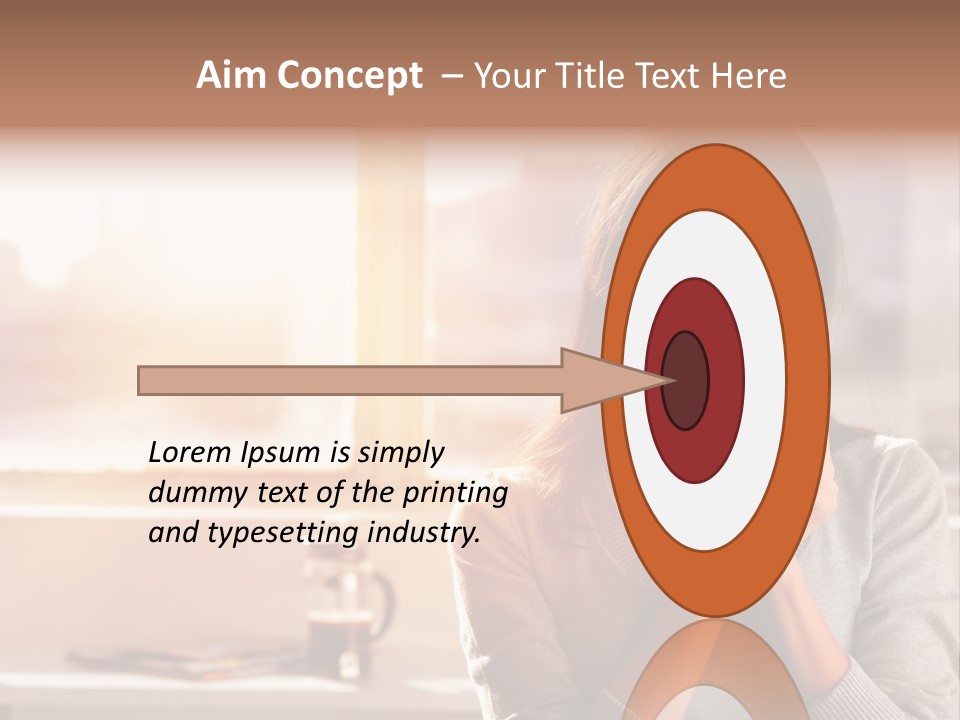 Beautiful Isolated Tea PowerPoint Template