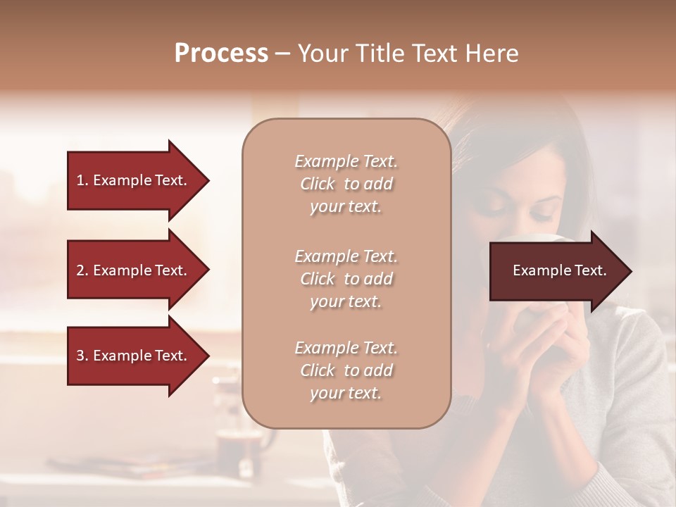 Beautiful Isolated Tea PowerPoint Template