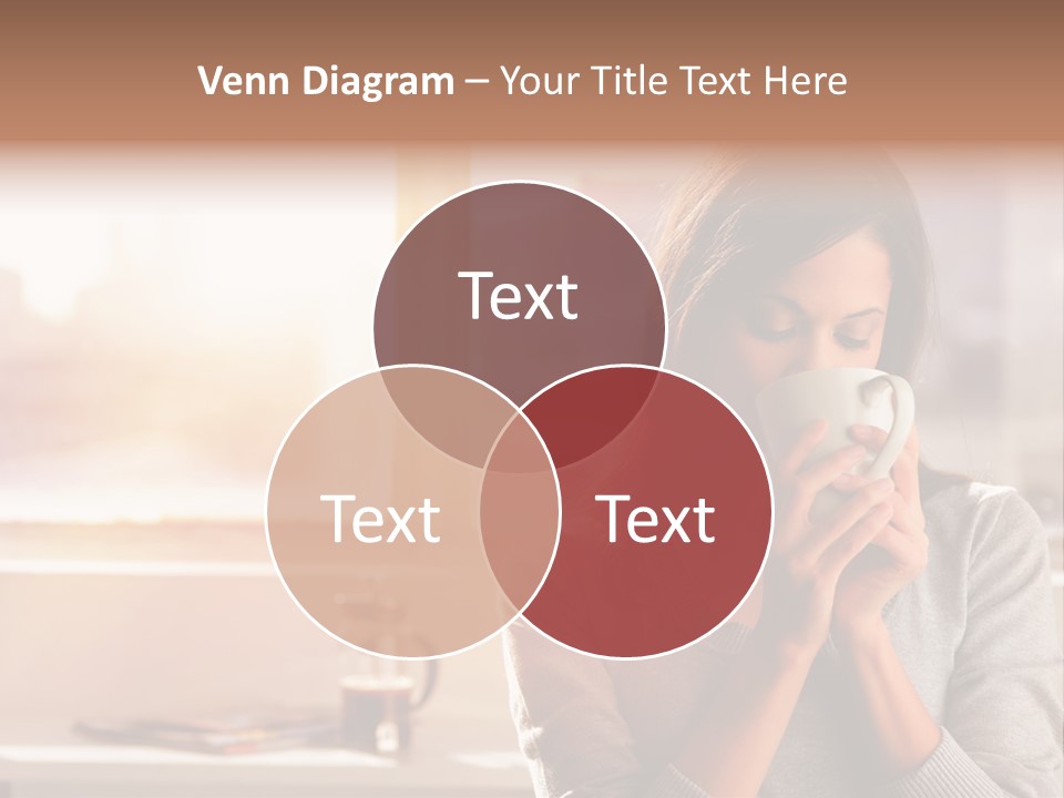 Beautiful Isolated Tea PowerPoint Template