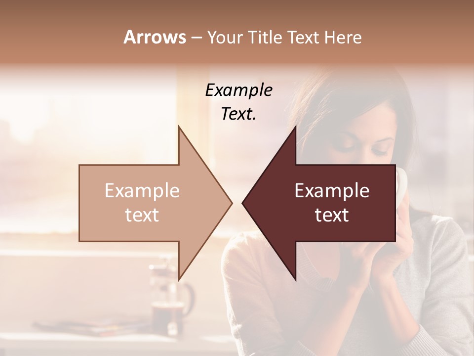Beautiful Isolated Tea PowerPoint Template