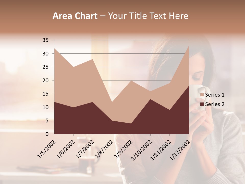 Beautiful Isolated Tea PowerPoint Template