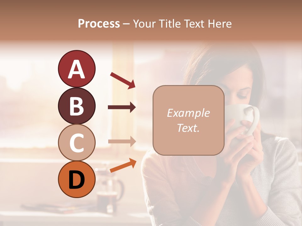 Beautiful Isolated Tea PowerPoint Template