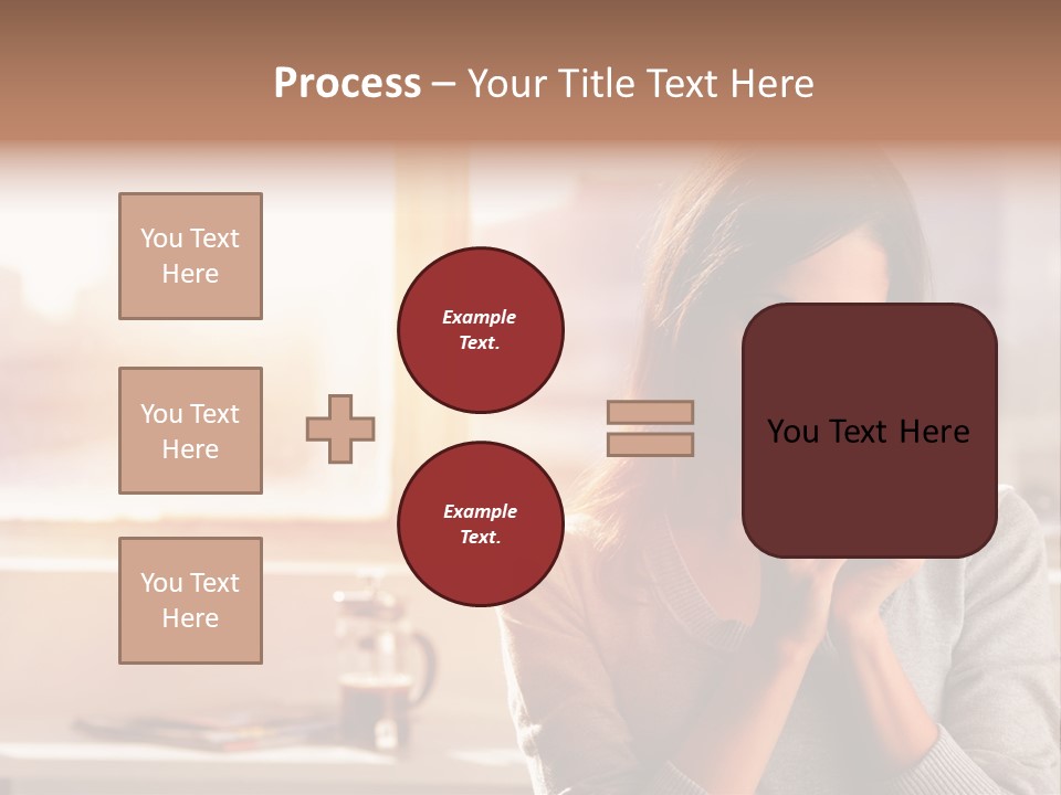 Beautiful Isolated Tea PowerPoint Template