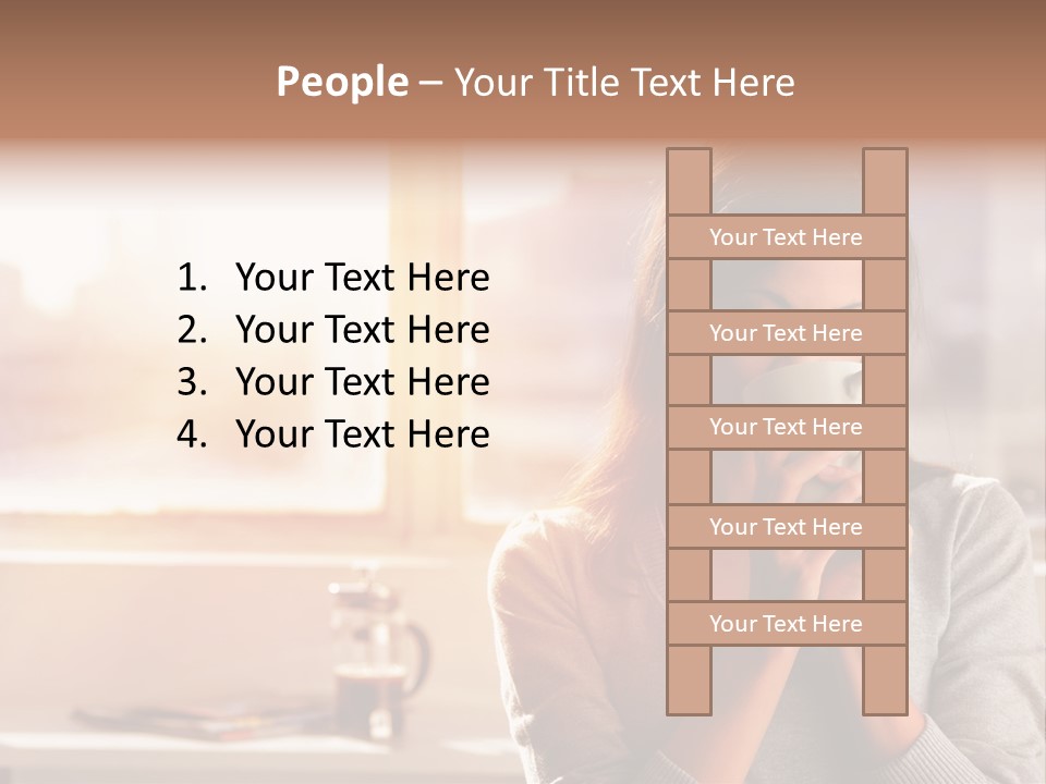Beautiful Isolated Tea PowerPoint Template
