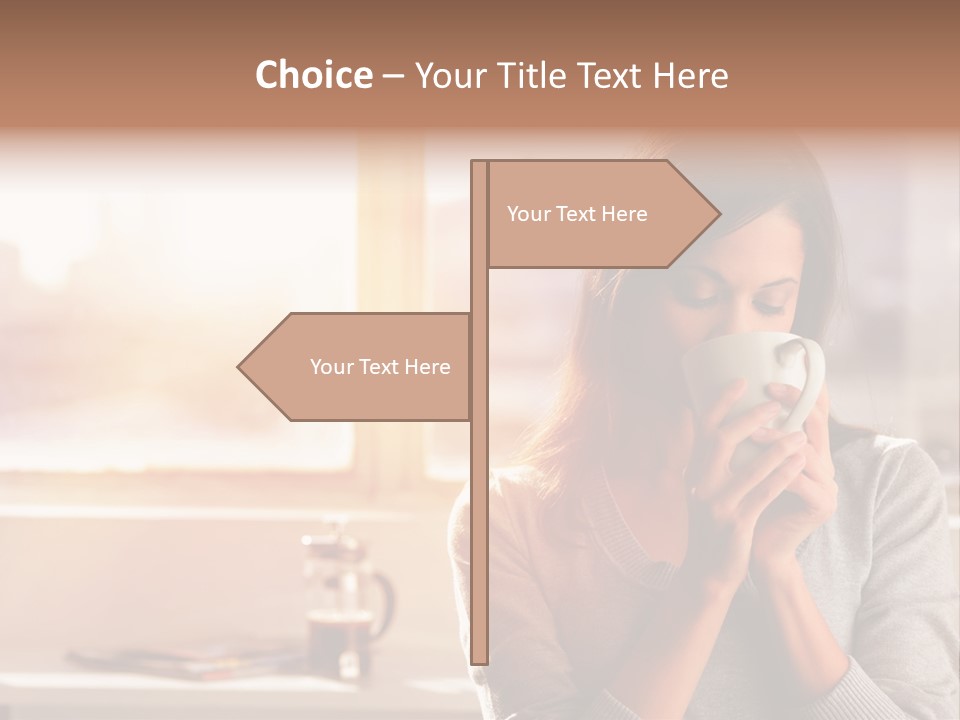 Beautiful Isolated Tea PowerPoint Template