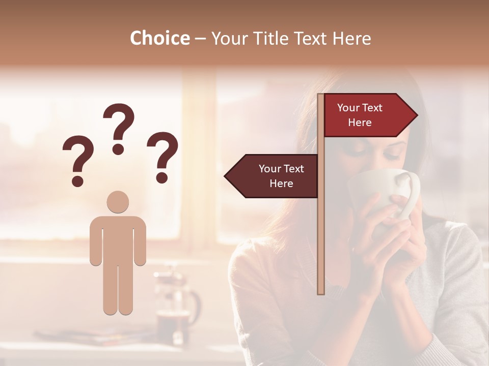 Beautiful Isolated Tea PowerPoint Template