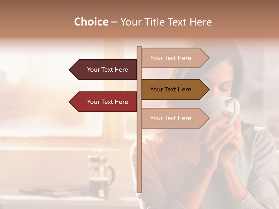 Beautiful Isolated Tea PowerPoint Template