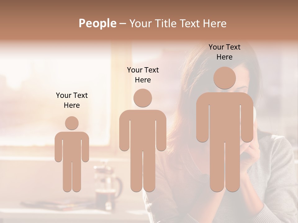 Beautiful Isolated Tea PowerPoint Template