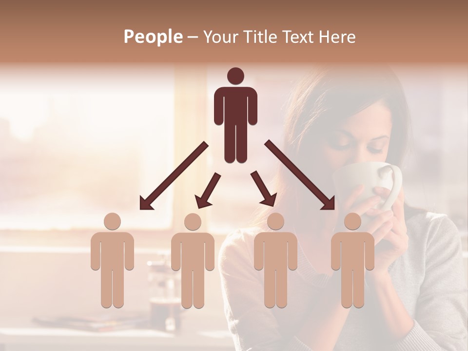 Beautiful Isolated Tea PowerPoint Template