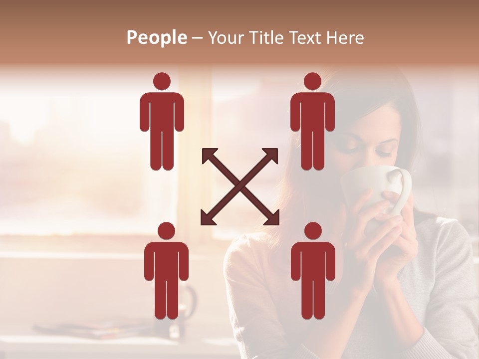 Beautiful Isolated Tea PowerPoint Template