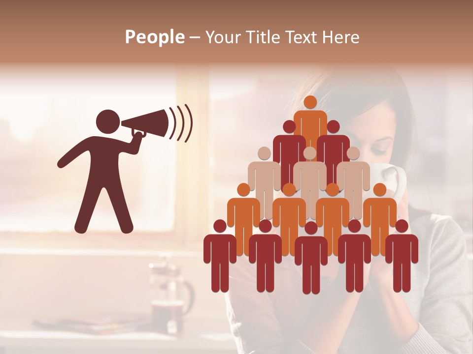 Beautiful Isolated Tea PowerPoint Template
