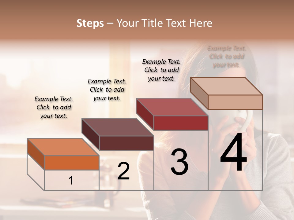 Beautiful Isolated Tea PowerPoint Template